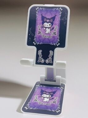 Kuromi Adjustable Phone Stand Holder Cute Purple Sanrio Desk Stand